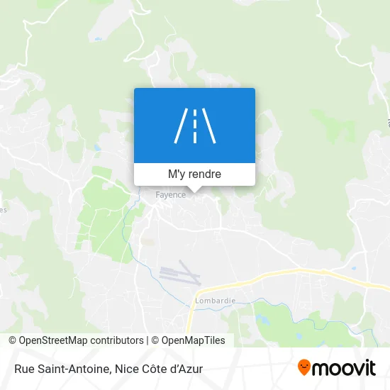 Rue Saint-Antoine plan