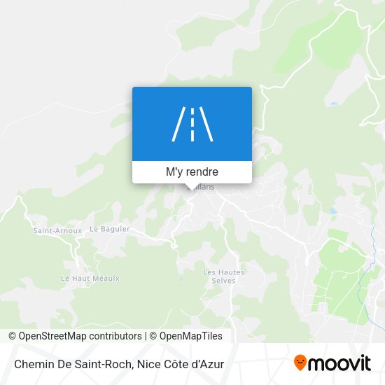 Chemin De Saint-Roch plan