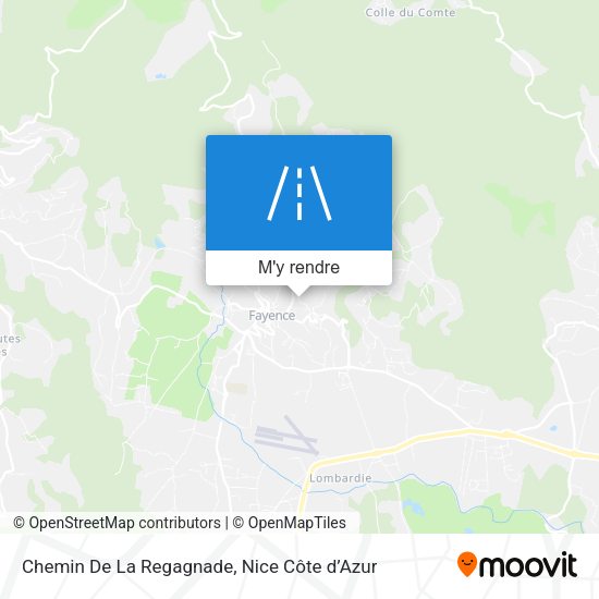 Chemin De La Regagnade plan