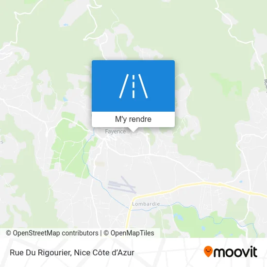 Rue Du Rigourier plan