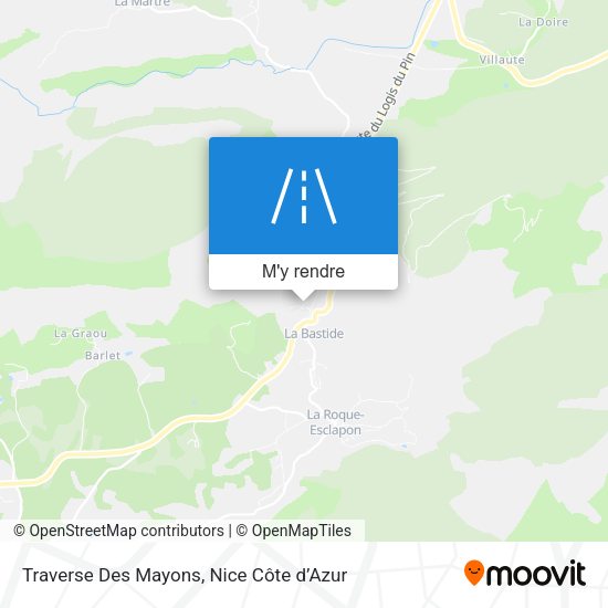 Traverse Des Mayons plan