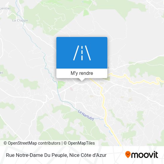 Rue Notre-Dame Du Peuple plan