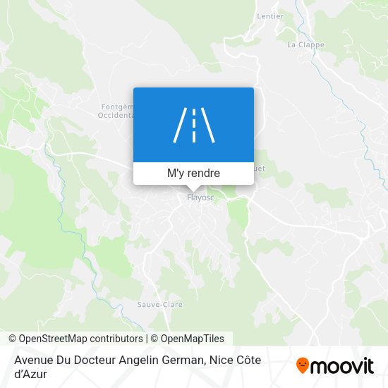 Avenue Du Docteur Angelin German plan