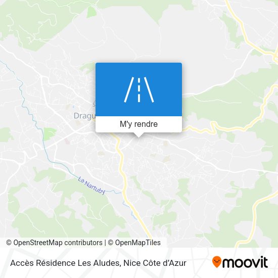 Accès Résidence Les Aludes plan