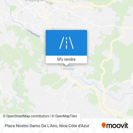 Place Nostro Damo De L'Airo plan