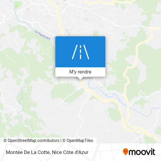 Montée De La Cotte plan