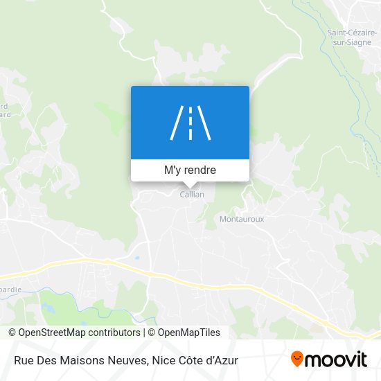 Rue Des Maisons Neuves plan