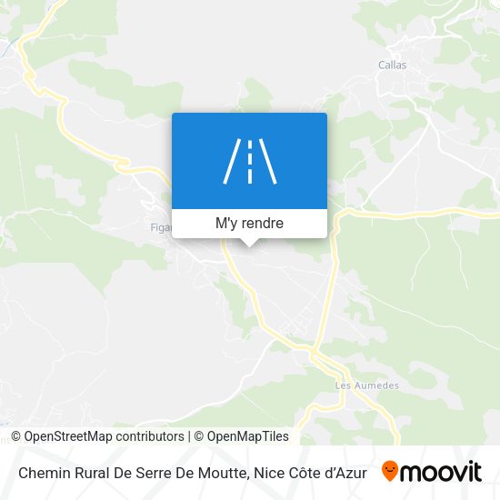 Chemin Rural De Serre De Moutte plan