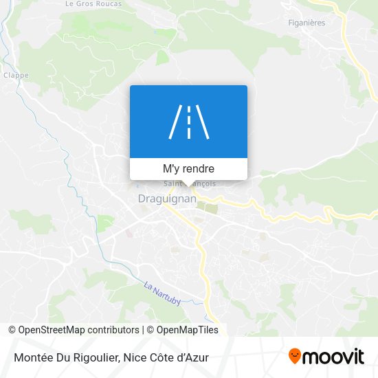 Montée Du Rigoulier plan