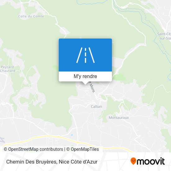 Chemin Des Bruyères plan