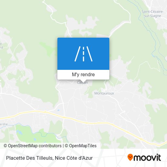 Placette Des Tilleuls plan