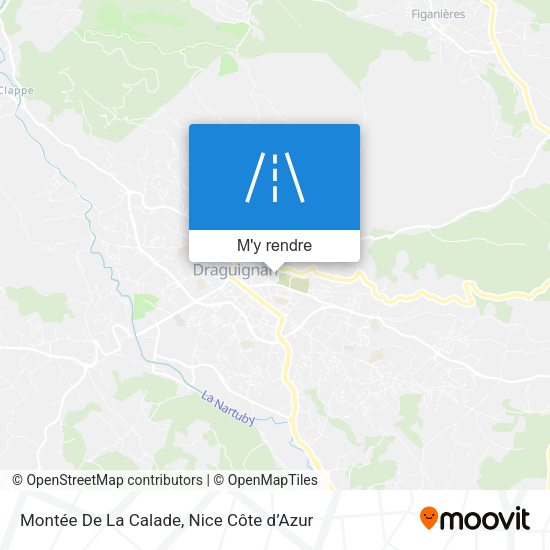 Montée De La Calade plan