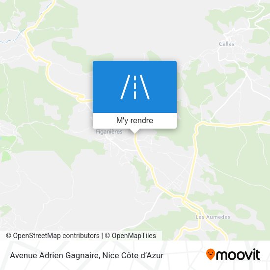Avenue Adrien Gagnaire plan
