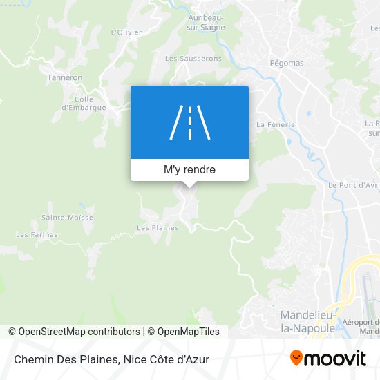 Chemin Des Plaines plan