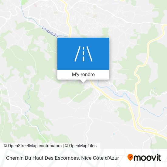 Chemin Du Haut Des Escombes plan