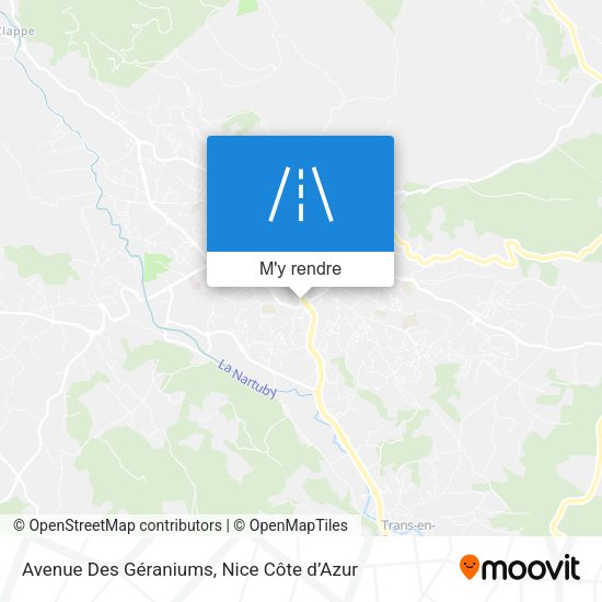 Avenue Des Géraniums plan