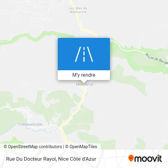 Rue Du Docteur Rayol plan