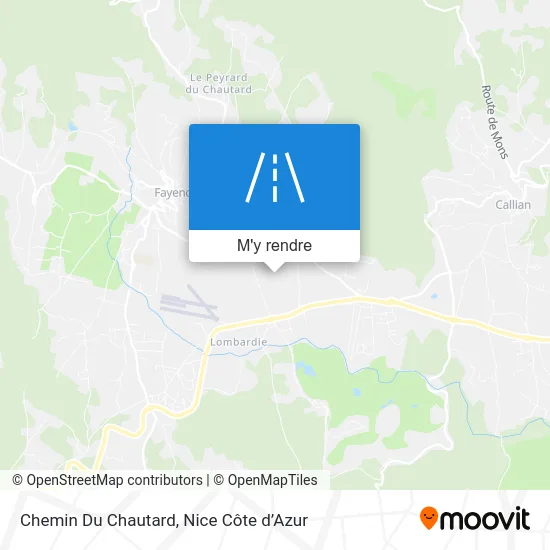 Chemin Du Chautard plan