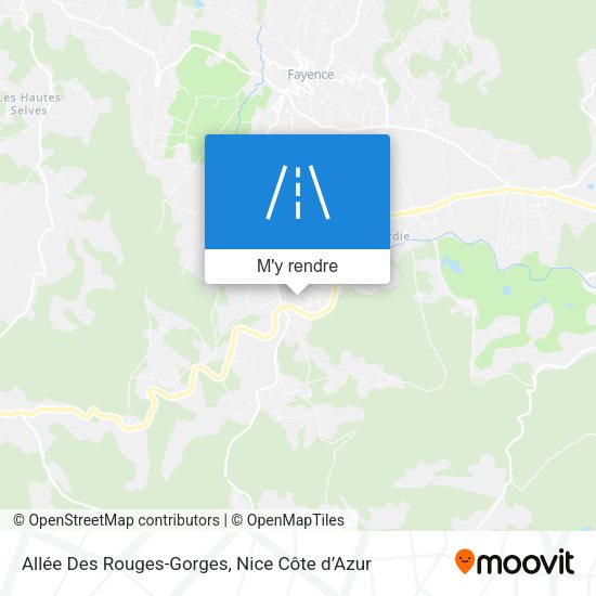 Allée Des Rouges-Gorges plan