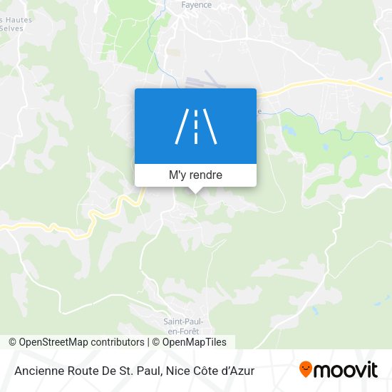 Ancienne Route De St. Paul plan