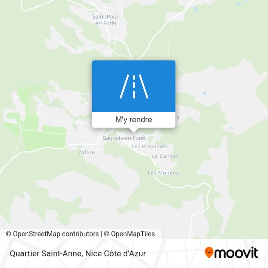 Quartier Saint-Anne plan