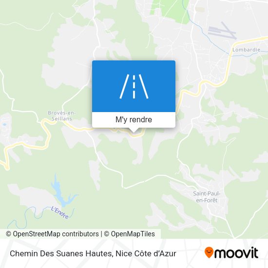 Chemin Des Suanes Hautes plan