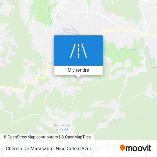 Chemin De Maracabre plan