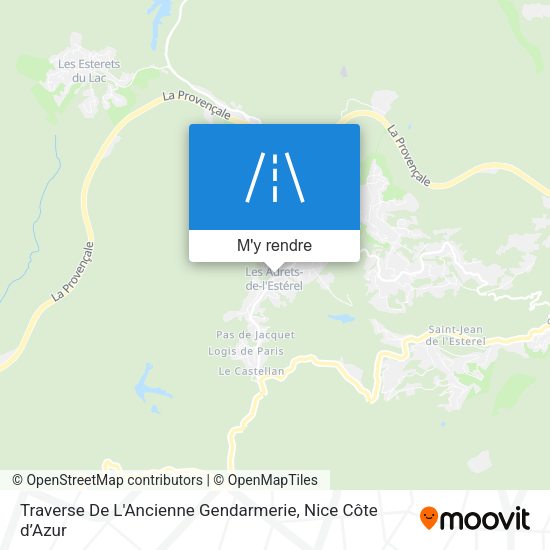 Traverse De L'Ancienne Gendarmerie plan