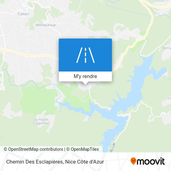 Chemin Des Esclapières plan