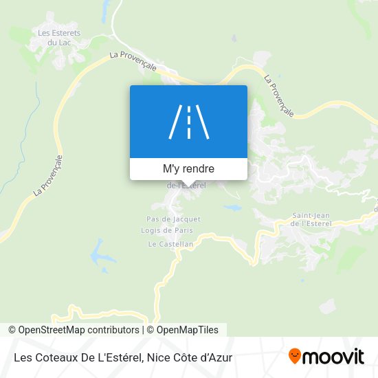 Les Coteaux De L'Estérel plan