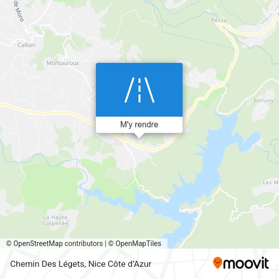 Chemin Des Légets plan
