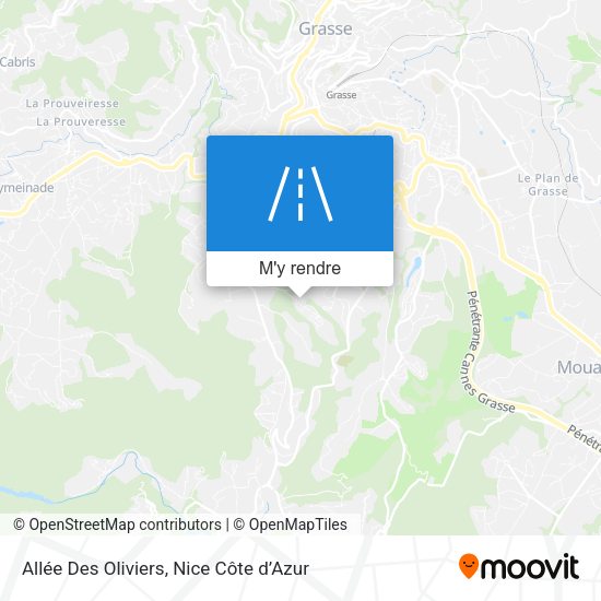 Allée Des Oliviers plan