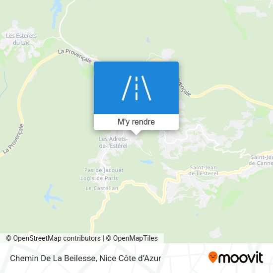 Chemin De La Beilesse plan