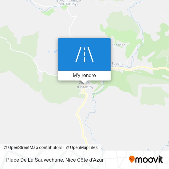Place De La Sauvechane plan