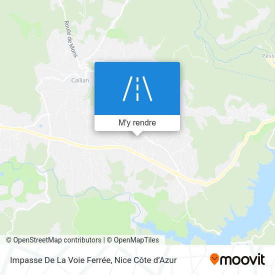 Impasse De La Voie Ferrée plan