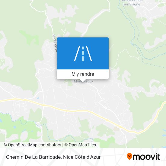 Chemin De La Barricade plan