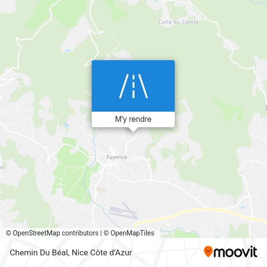 Chemin Du Béal plan