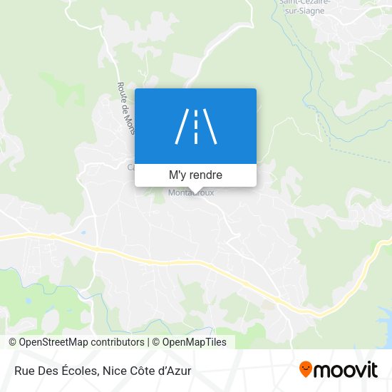 Rue Des Écoles plan