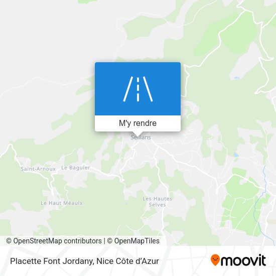 Placette Font Jordany plan