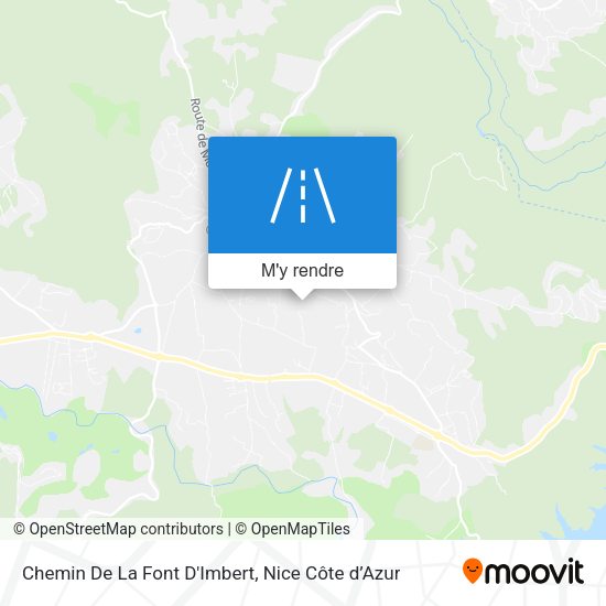 Chemin De La Font D'Imbert plan