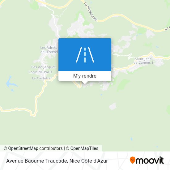 Avenue Baoume Traucade plan