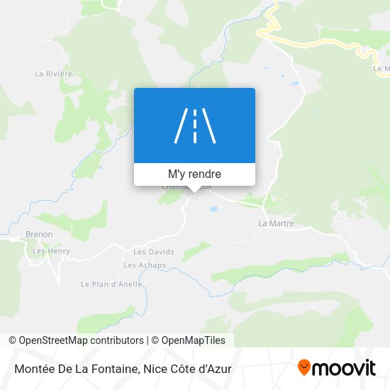 Montée De La Fontaine plan