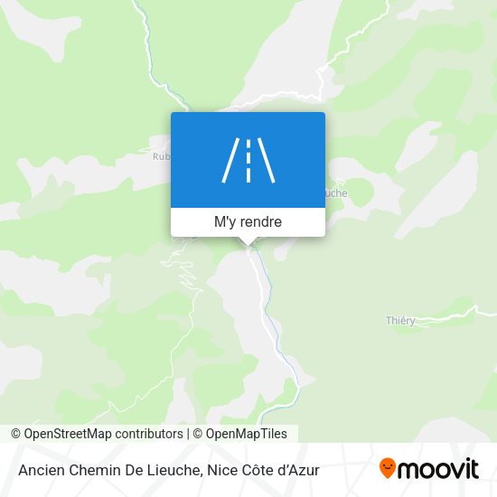 Ancien Chemin De Lieuche plan