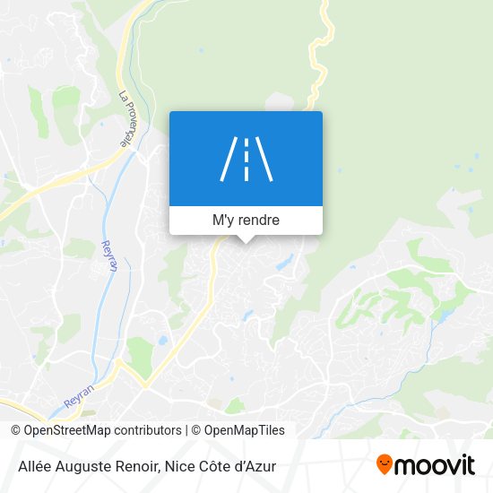 Allée Auguste Renoir plan