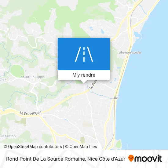 Rond-Point De La Source Romaine plan