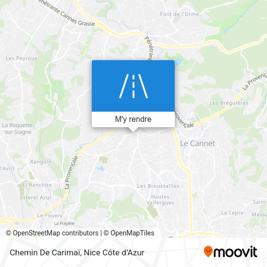 Chemin De Carimaï plan