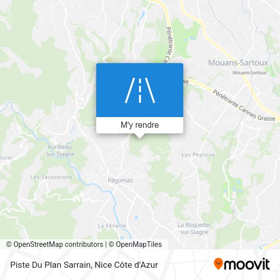 Piste Du Plan Sarrain plan