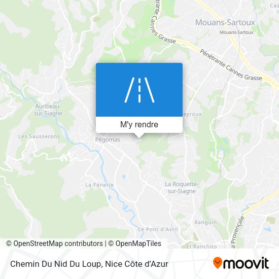 Chemin Du Nid Du Loup plan