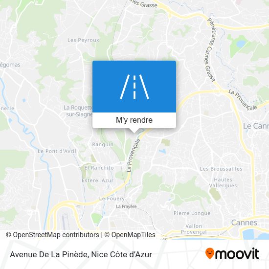 Avenue De La Pinède plan