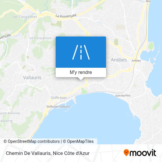 Chemin De Vallauris plan